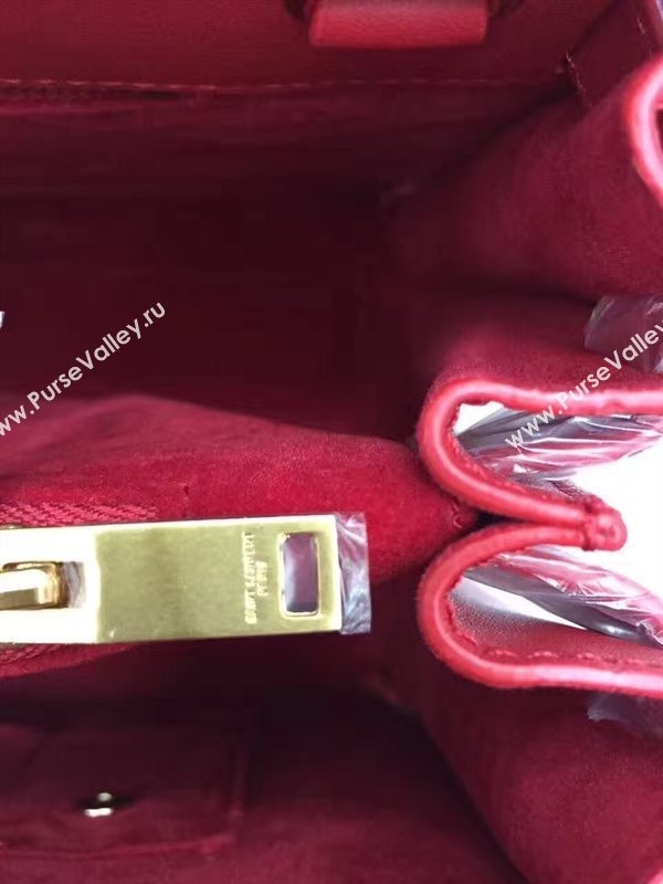 YSL large red Sac Jour De bag 4760