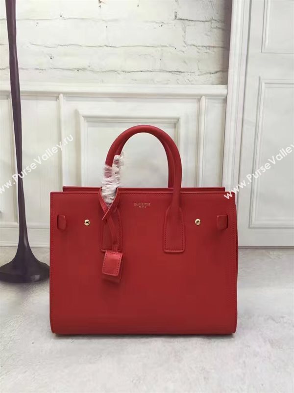 YSL large red Sac Jour De bag 4760