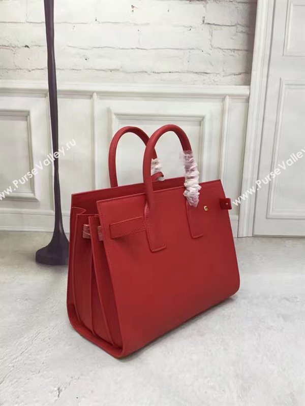 YSL large red Sac Jour De bag 4760