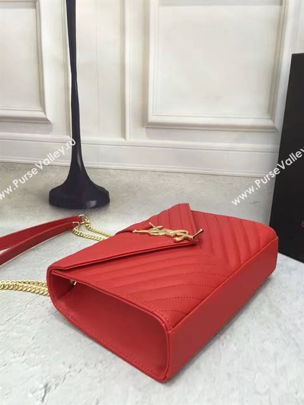 YSL Small red College leather bag 4761