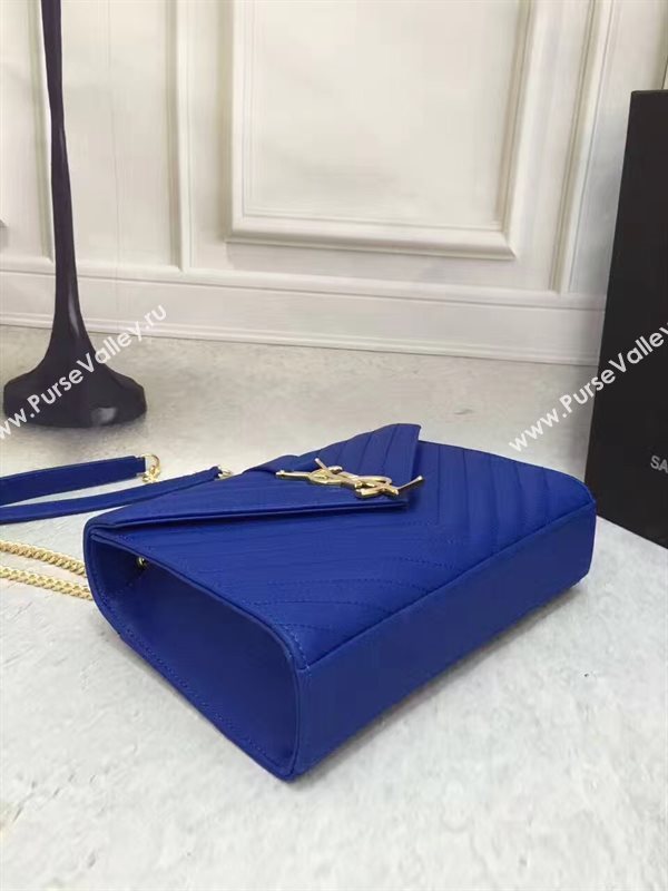 YSL Small College blue shoulder bag 4762