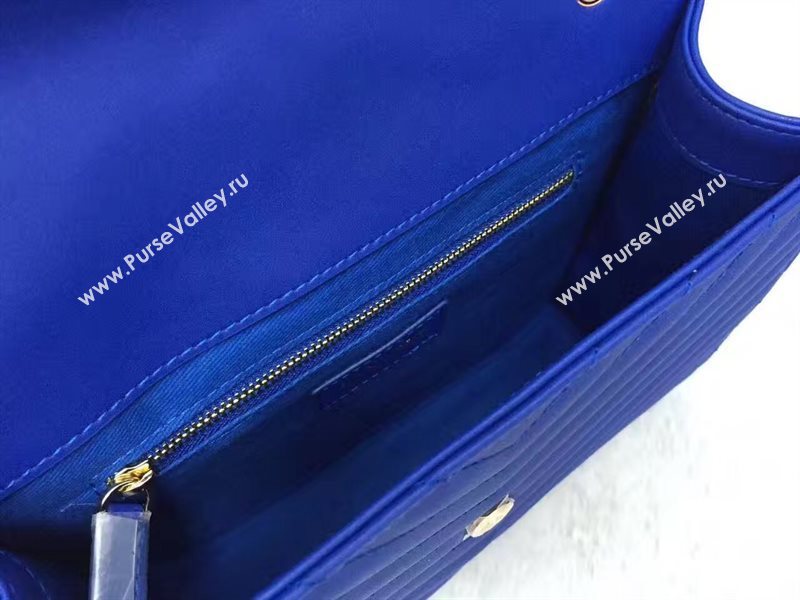 YSL Small College blue shoulder bag 4762