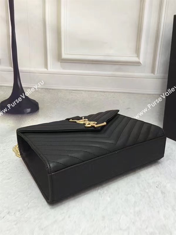 YSL Small black shoulder College bag 4764