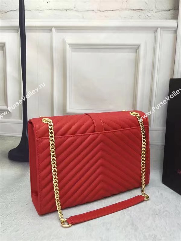 YSL large red shoulder College bag 4767