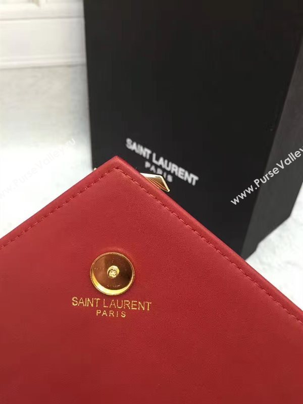 YSL large wine College leather bag 4768