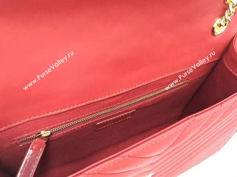 YSL large wine College leather bag 4768