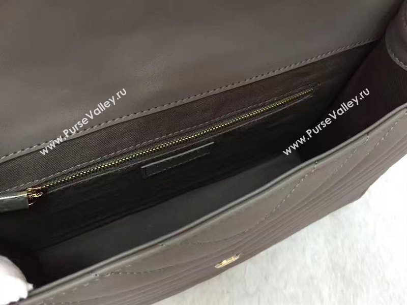 YSL large gray College leather bag 4769