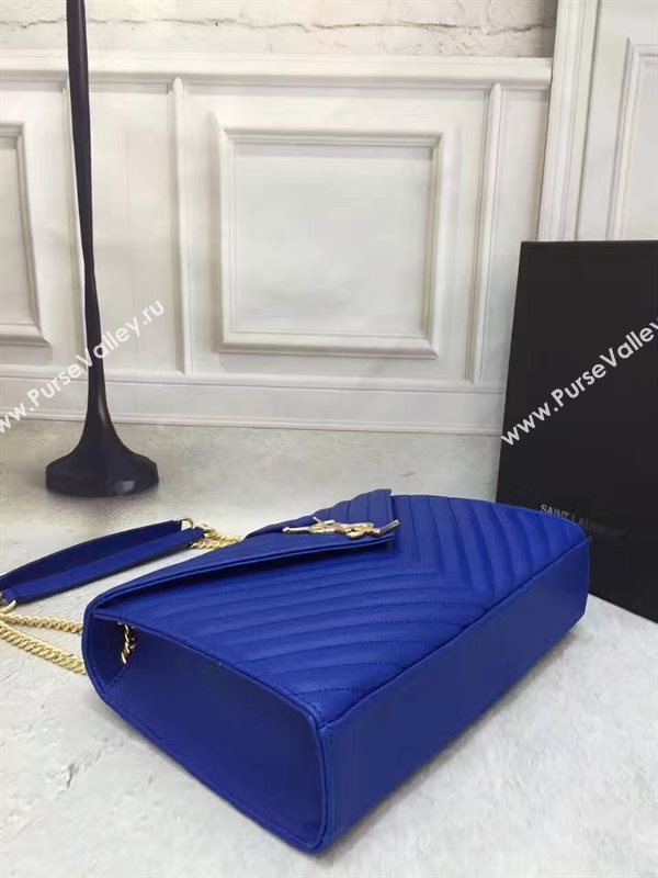 YSL large blue College shoulder bag 4770