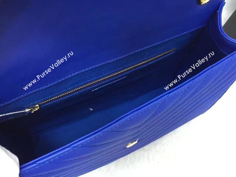 YSL large blue College shoulder bag 4770