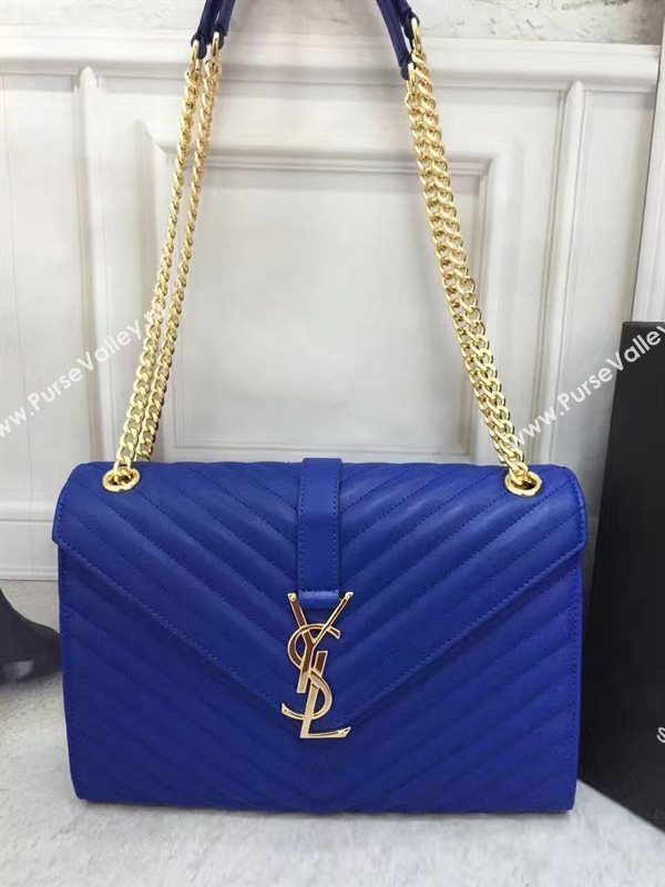 YSL large blue College shoulder bag 4770