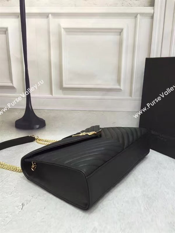 YSL large black College shoulder bag 4771