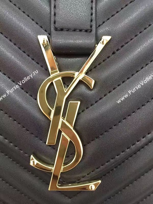 YSL large black College shoulder bag 4771