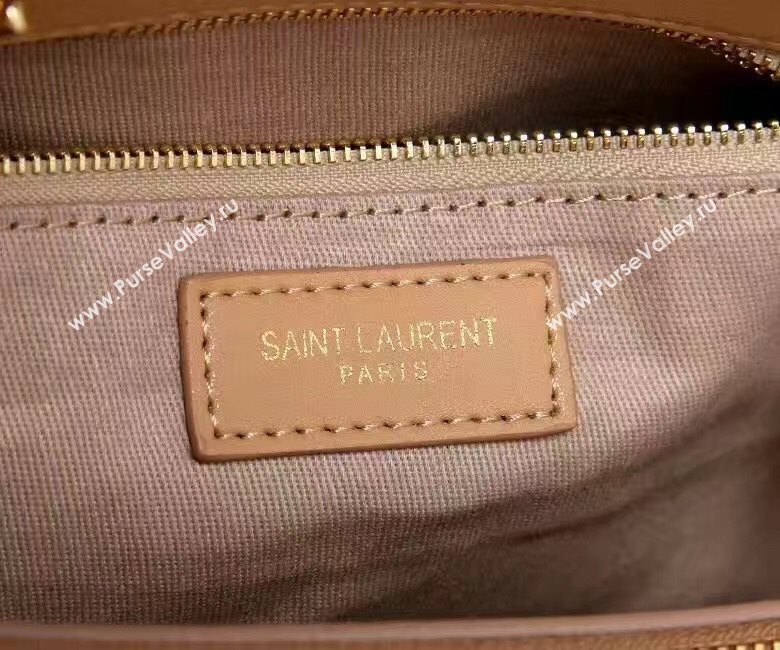 YSL large monogram tan shoulder red bag 4774