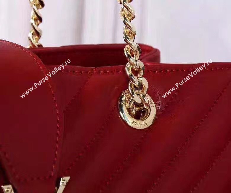 YSL large monogram shoulder red bag 4775