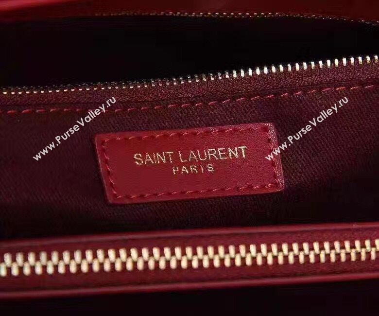 YSL large monogram shoulder red bag 4775