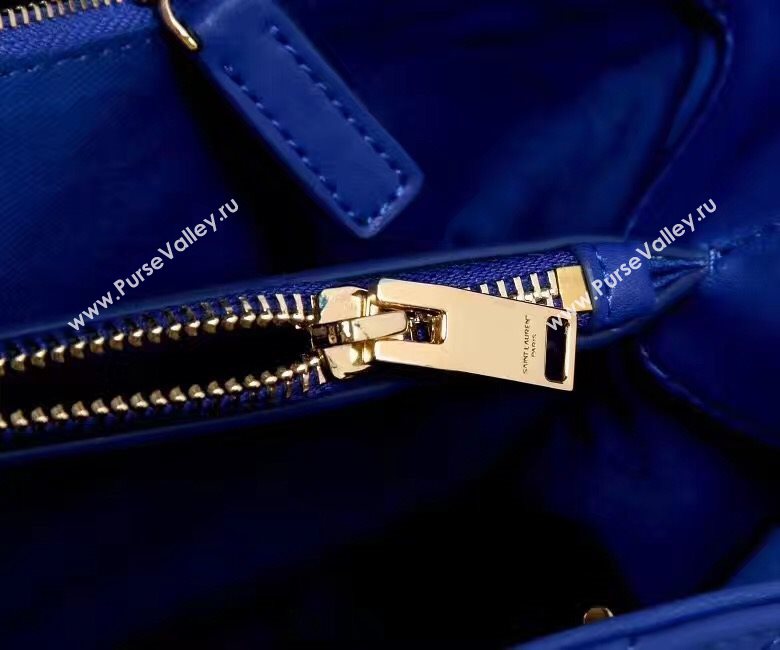 YSL large monogram shoulder blue bag 4776