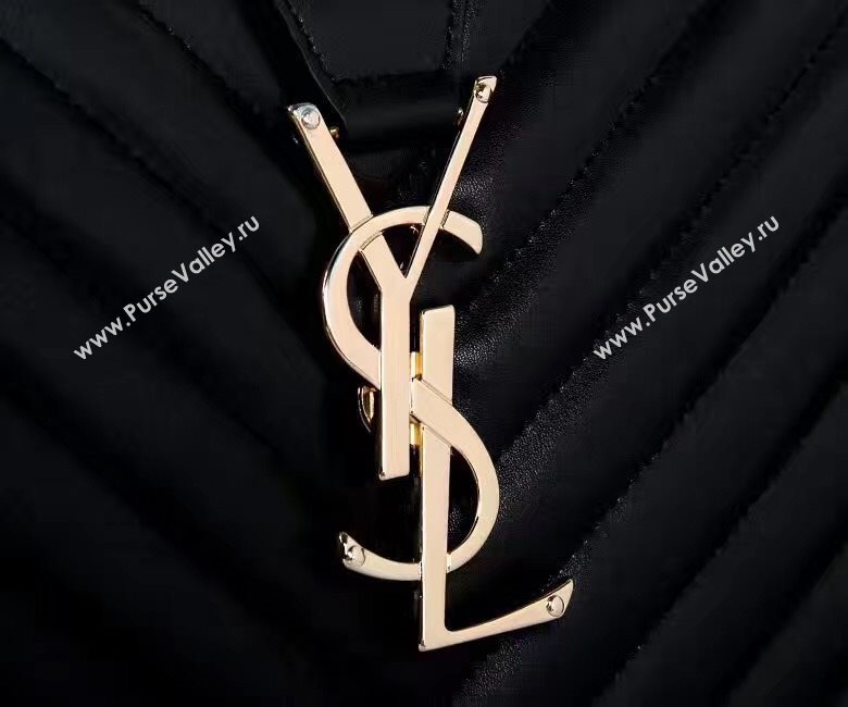 YSL large monogram shoulder black bag 4778