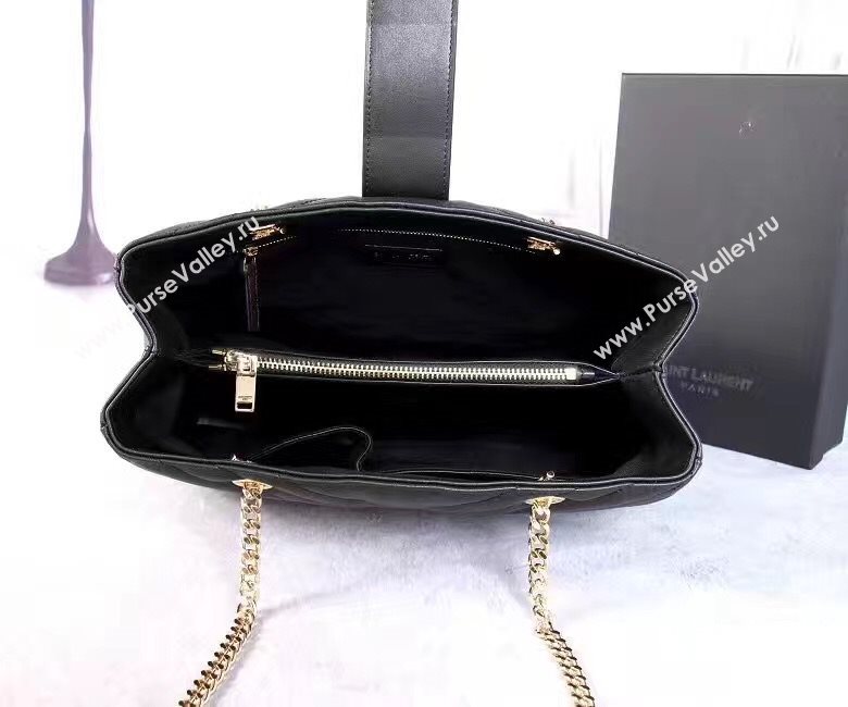 YSL large monogram shoulder black bag 4778