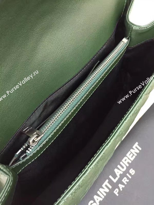 YSL new large College green dark bag 4779