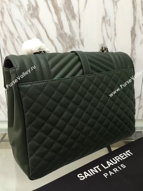 YSL new large College green dark bag 4779