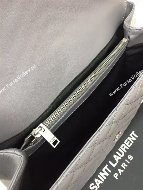 YSL new large College gray tote bag 4781