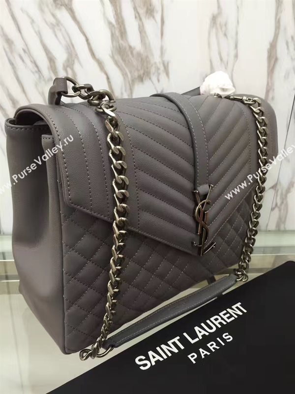 YSL new large College gray tote bag 4781