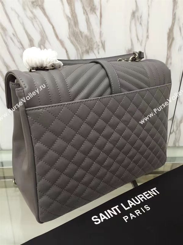 YSL new large College gray tote bag 4781