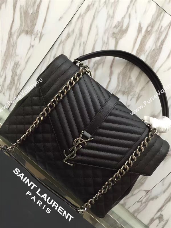 YSL new large College tote black bag 4782