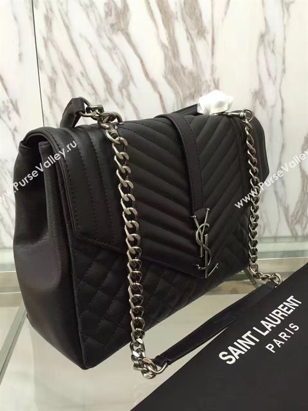 YSL new large College tote black bag 4782