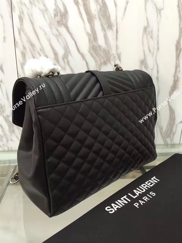 YSL new large College tote black bag 4782