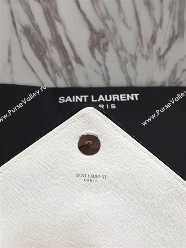 YSL new medium flap shoulder cream bag 4785