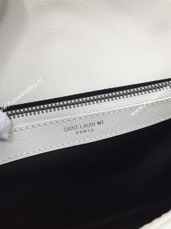 YSL new medium flap shoulder cream bag 4785