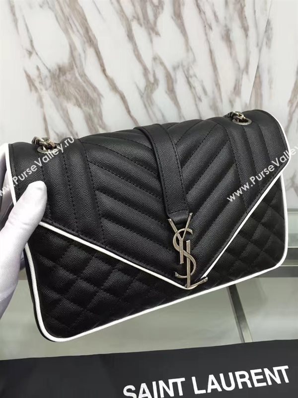 YSL new medium flap black shoulder bag 4786