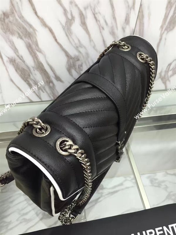 YSL new medium flap black shoulder bag 4786