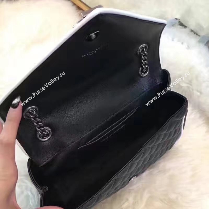 YSL new small flap shouler black bag 4787