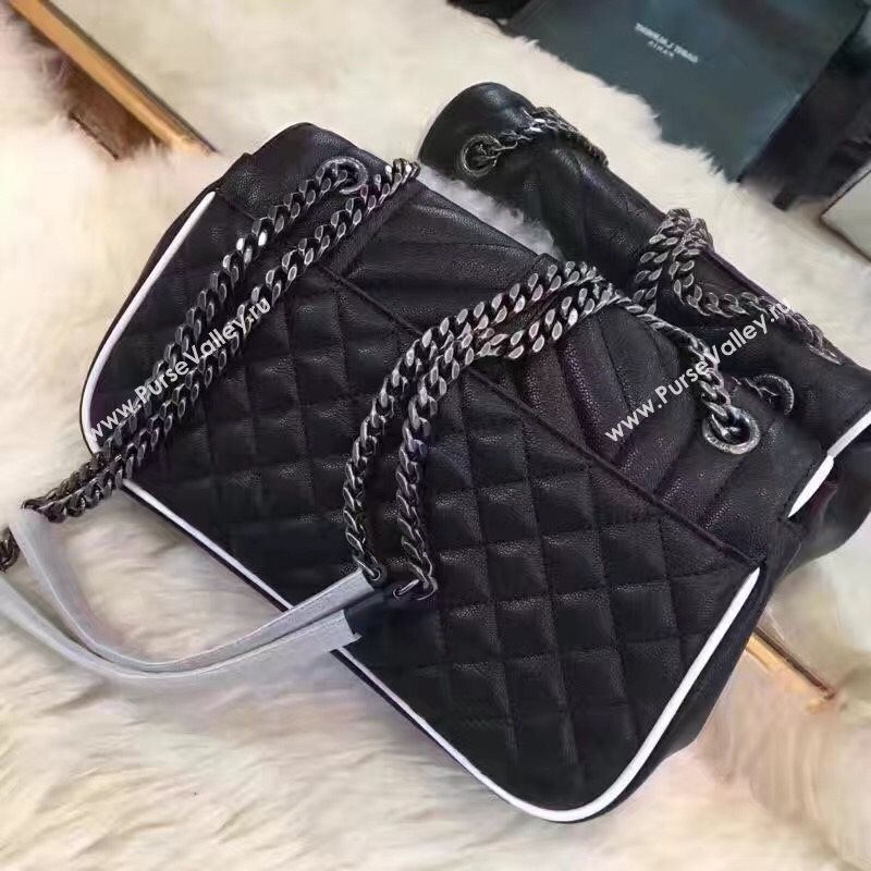 YSL new small flap shouler black bag 4787