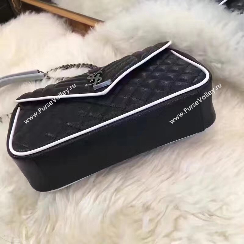 YSL new small flap shouler black bag 4787