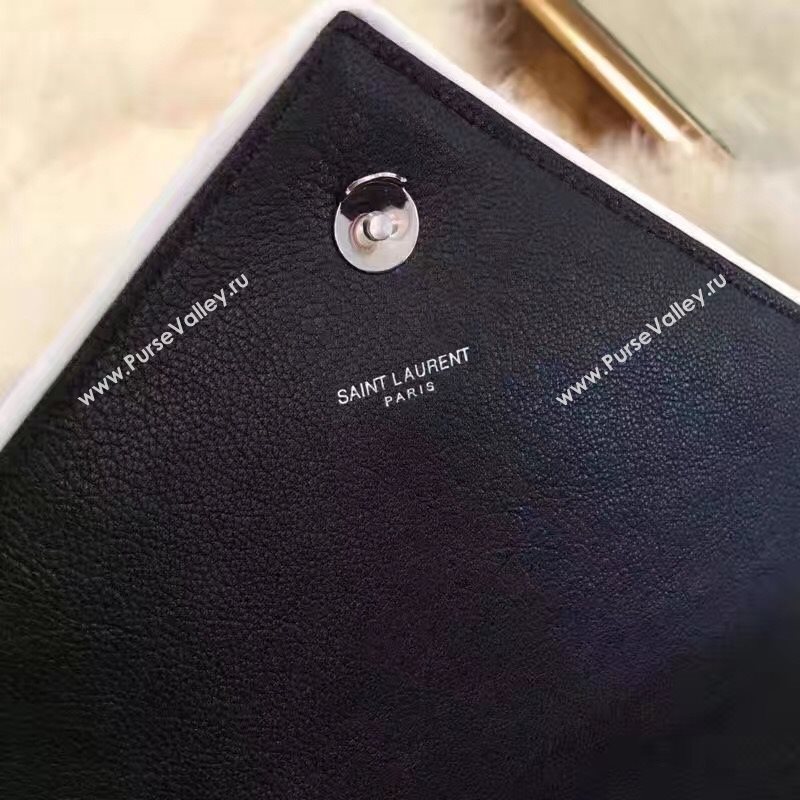 YSL new large flap black shoulder bag 4788