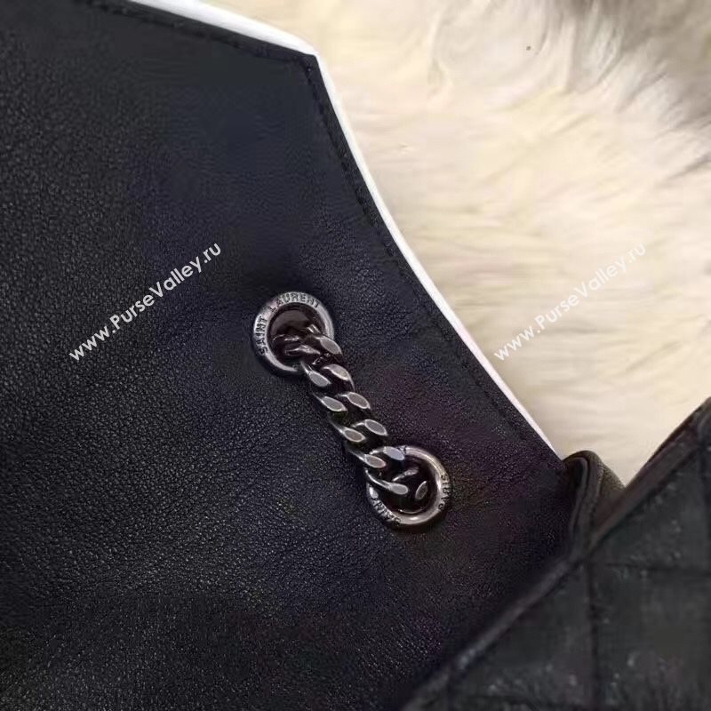 YSL new large flap black shoulder bag 4788