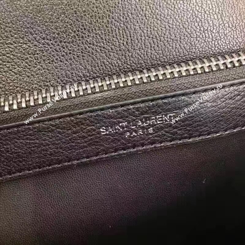 YSL new large flap black shoulder bag 4788