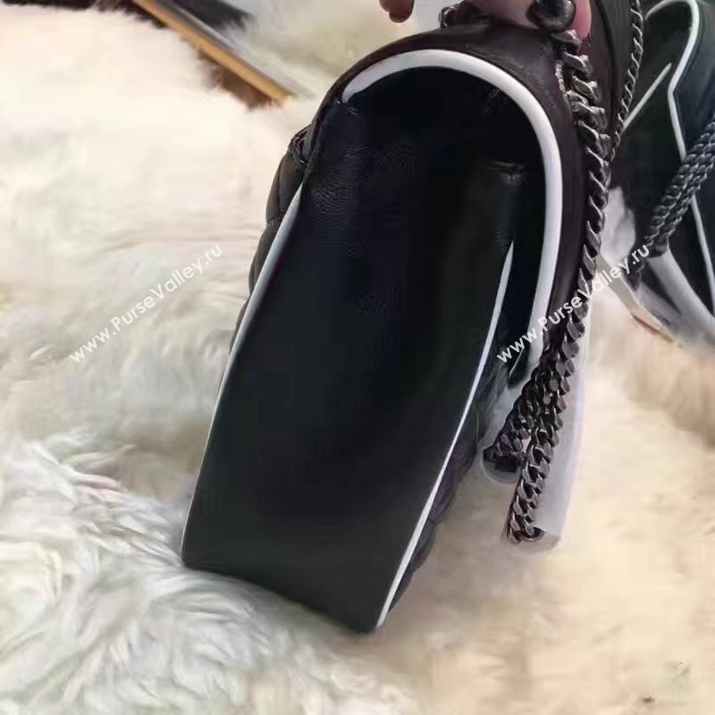 YSL new large flap black shoulder bag 4788