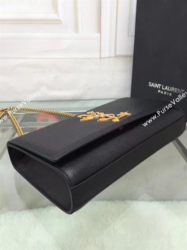 YSL new chain shoulder clutch black bag 4789