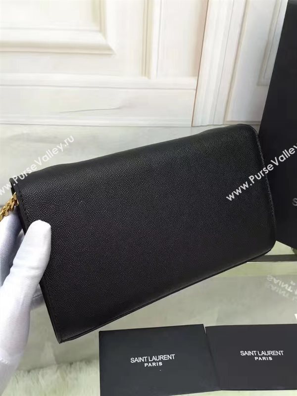 YSL black clutch new shoulder chain bag 4790