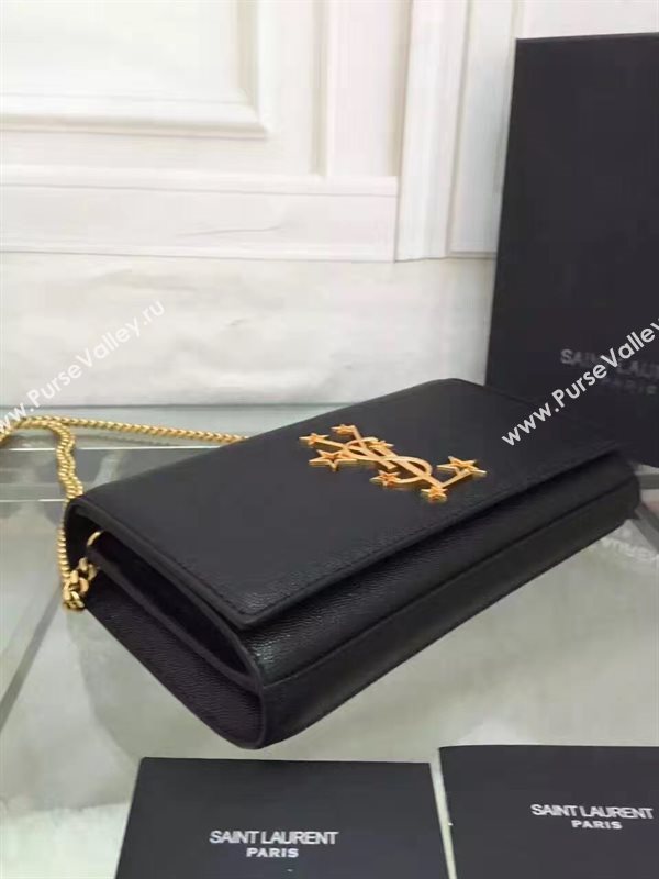 YSL black clutch new shoulder chain bag 4790