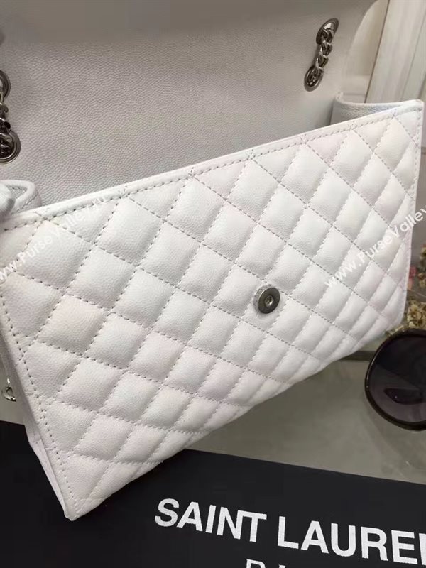 YSL small white shoulder shoulder college bag 4791