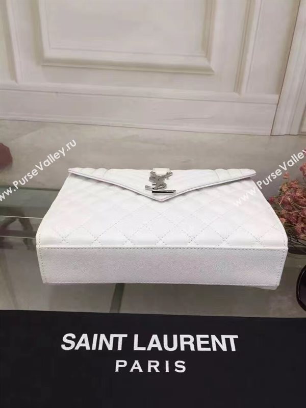 YSL small white shoulder shoulder college bag 4791