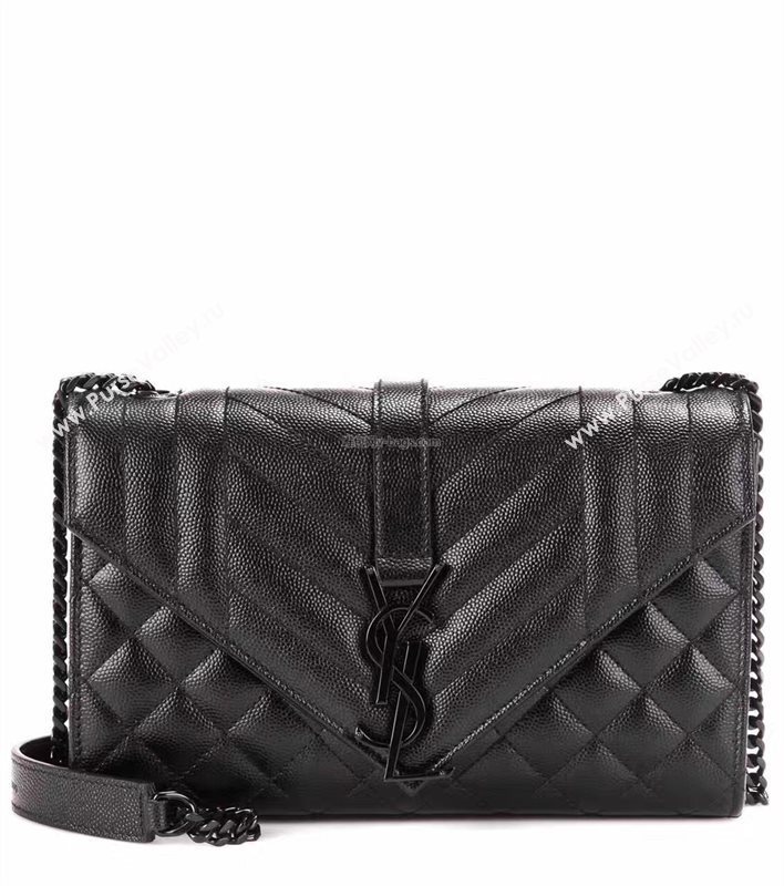 YSL grain leather black small shoulder new bag 4797