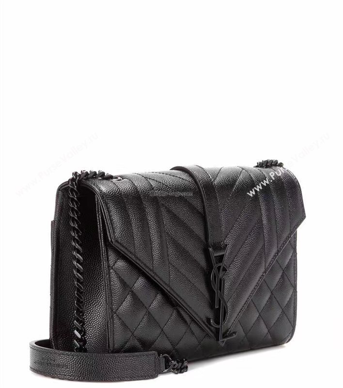 YSL grain leather black small shoulder new bag 4797