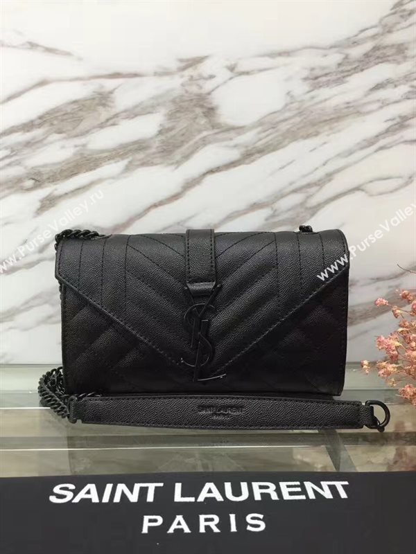 YSL grain leather black small shoulder new bag 4797