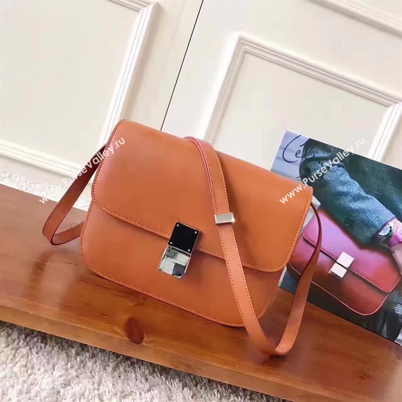 Celine tan box classic bag 4702